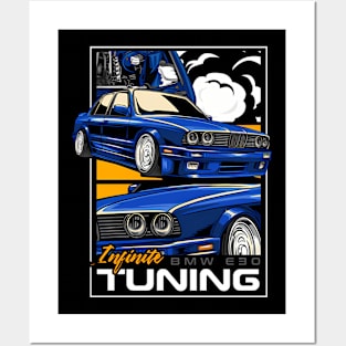 Bmw E30 Infinite Tuning Posters and Art